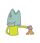 Mr.Medjed ＆ Mr.Fish（個別スタンプ：27）
