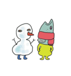 Mr.Medjed ＆ Mr.Fish（個別スタンプ：35）