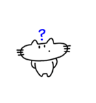 口が曲がったネコ。2（個別スタンプ：4）