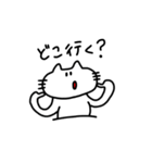 口が曲がったネコ。2（個別スタンプ：37）