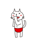 プロレス猫（個別スタンプ：1）