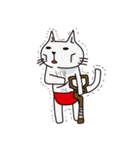 プロレス猫（個別スタンプ：21）