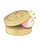 sweet bunny buns - Pink Bun ＆  Wheat Bun（個別スタンプ：4）