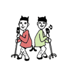 やさしい二匹のおっさん（個別スタンプ：12）