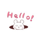 しろめのしろくま2（個別スタンプ：1）