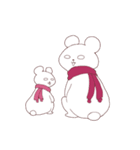 しろめのしろくま2（個別スタンプ：4）