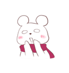 しろめのしろくま2（個別スタンプ：14）