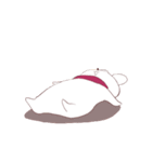 しろめのしろくま2（個別スタンプ：19）