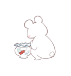 しろめのしろくま2（個別スタンプ：24）