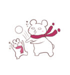 しろめのしろくま2（個別スタンプ：26）