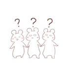 しろめのしろくま2（個別スタンプ：33）