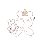 しろめのしろくま2（個別スタンプ：35）