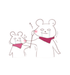 しろめのしろくま2（個別スタンプ：36）