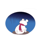 しろめのしろくま2（個別スタンプ：39）