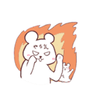 しろめのしろくま2（個別スタンプ：40）