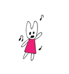 うさぎちゃんと黄色いやつ（個別スタンプ：38）