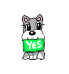 Schnauzer Gucci (Practical-Part1)（個別スタンプ：23）