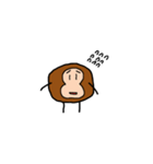 おさるのすたんぷ（個別スタンプ：3）