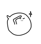 丸顔の使いやすい吹き出し（個別スタンプ：6）