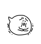 丸顔の使いやすい吹き出し（個別スタンプ：9）