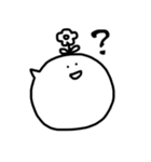 丸顔の使いやすい吹き出し（個別スタンプ：13）