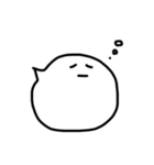 丸顔の使いやすい吹き出し（個別スタンプ：15）