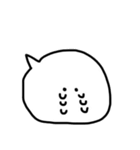 丸顔の使いやすい吹き出し（個別スタンプ：21）