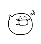 丸顔の使いやすい吹き出し（個別スタンプ：37）