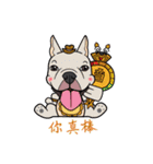 French bulldog  Chinese  Sticker（個別スタンプ：24）