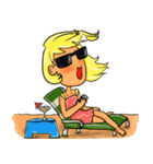 LaLar at the Sea（個別スタンプ：15）