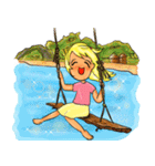 LaLar at the Sea（個別スタンプ：17）
