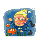 LaLar at the Sea（個別スタンプ：32）