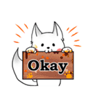 白狼のレン（個別スタンプ：5）