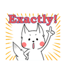 白狼のレン（個別スタンプ：7）