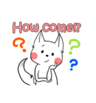 白狼のレン（個別スタンプ：14）