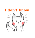 白狼のレン（個別スタンプ：34）