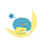 Baby baby chicken with worm（個別スタンプ：1）
