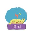 Baby baby chicken with worm（個別スタンプ：7）