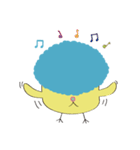 Baby baby chicken with worm（個別スタンプ：12）