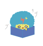 Baby baby chicken with worm（個別スタンプ：14）
