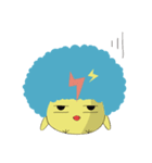 Baby baby chicken with worm（個別スタンプ：16）