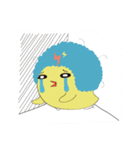 Baby baby chicken with worm（個別スタンプ：17）