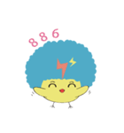 Baby baby chicken with worm（個別スタンプ：18）