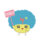 Baby baby chicken with worm（個別スタンプ：20）