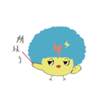 Baby baby chicken with worm（個別スタンプ：25）