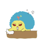 Baby baby chicken with worm（個別スタンプ：27）