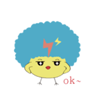 Baby baby chicken with worm（個別スタンプ：29）