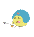 Baby baby chicken with worm（個別スタンプ：33）