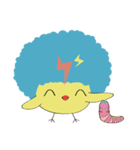 Baby baby chicken with worm（個別スタンプ：39）