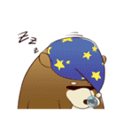 cute brown Bear（個別スタンプ：1）